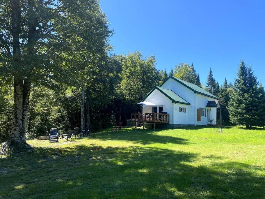 Le Jazz- Chalet Rustique/Chic Avec Spa Notre-Dame-Des-Bois Eksteriør bilde