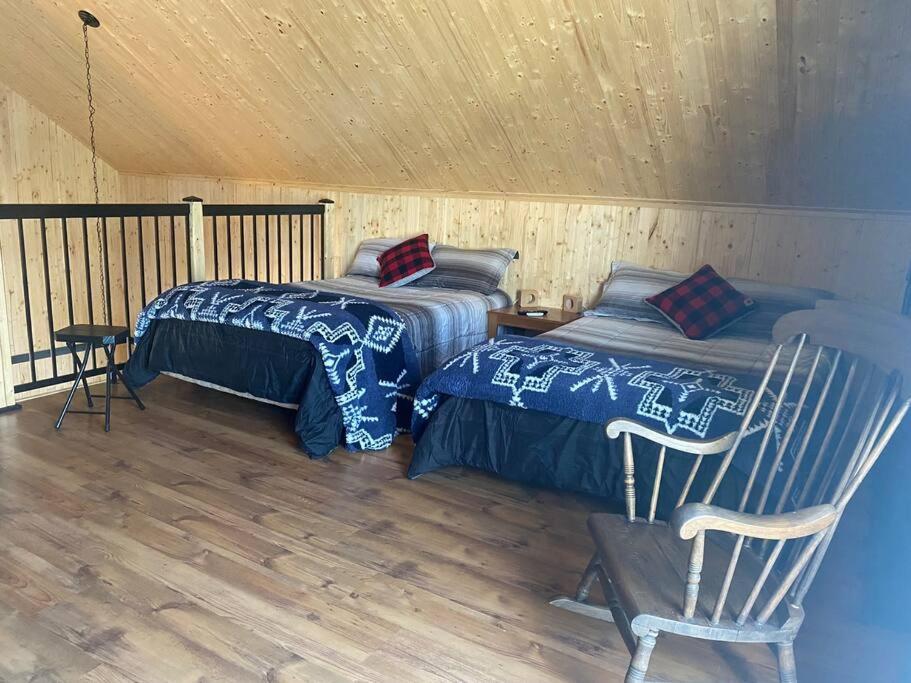 Le Jazz- Chalet Rustique/Chic Avec Spa Notre-Dame-Des-Bois Eksteriør bilde