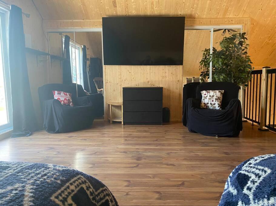 Le Jazz- Chalet Rustique/Chic Avec Spa Notre-Dame-Des-Bois Eksteriør bilde
