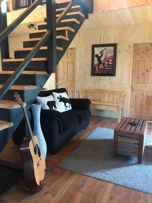 Le Jazz- Chalet Rustique/Chic Avec Spa Notre-Dame-Des-Bois Eksteriør bilde