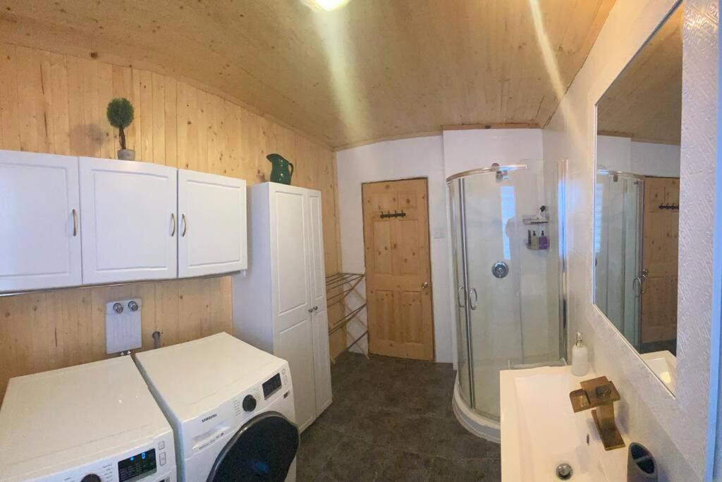 Le Jazz- Chalet Rustique/Chic Avec Spa Notre-Dame-Des-Bois Eksteriør bilde